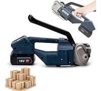 Machine de cerclage électrique portative, outil d'emballage en plastique 13-16 mm, presse à balles de cerclage électrique pour entrepôts logistiques, presse à levier manuelle 3500N