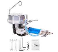 Machine de cerclage pneumatique en acier, bandeuse sans joint robuste avec tendeur et cutter, outil d'emballage en métal thermofusible pour sangles en acier de 19 mm, utilisation industrielle