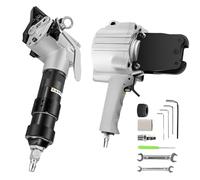 Machine De Cerclage Pneumatique En Acier - Tendeur Et Coupe-scelleuse De Feuillard Métallique - Kit D'outils De Cerclage Pneumatique - Largeur De Feuillard Métallique(25mm/0.98″)