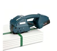 Machine de cerclage portable - Outil de cerclage One-Touch pour sangle PET/PP, entièrement automatique pour bois, métal, rouleaux de papier, emballage de caisse, kit de cerclage efficace