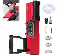 Machine de chanfreinage de carrelage électrique, machine de découpe rapide portable avec double dispositif d'épandage d'eau,outil de coupe biseau chanfrein sans poussière à 45 °(Rack)