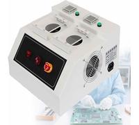 Machine de chauffage de colle rouge SMT, mélangeur de pâte à braser entièrement automatique, mélangeur dégazeur sous vide, mélangeur centrifuge for pâte d'argent(2holes)