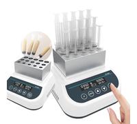 Machine de chauffage/refroidissement de gel, chauffe-gel plasma PRP PPP, bain en métal à température constante, minuterie 5 S-23 H 59 min, seringues de 5 ml/10 ml/15 ml (Heating + Cooling)