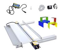 Machine de Cintrage a Chaud pour Acrylique, Cintreuse de Feuilles De Plastique, Plieuses Machine a Cintrer Acrylique avec Support de Réglage de Longueur et D'angle, Cintreuse pour PVC 60cm/24in