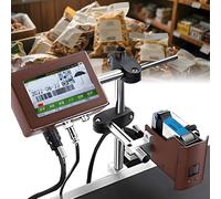 Machine de codage à jet d'encre avec écran tactile, encodeur automatique par lots pour l'impression de texte, chiffres, dates de fabrication et d'expiration, opération facile pour un étiquetage