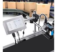 Machine de codage à jet d'encre industrielle pour étiquetage de texte, de numéro de lot, de code-barres et d'images avec fonction d'importation USB - Imprimante d'emballage automatique