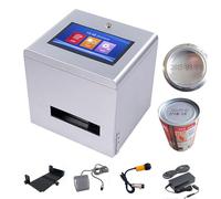 Machine de codage automatique à jet d'encre, imprimante de bureau portable avec écran tactile de 5 pouces pour imprimer du texte, des chiffres, des dates de fabrication et d'expiration