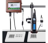 Machine de codage automatique pour date/lot/code-barres/logo, machine de codage jet d'encre, équipement de ligne de production, codeur de date 12,7 mm/25,4 mm