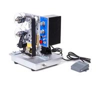 Machine de codage de ruban électrique Machine de codage d'impression de sacs en plastique semi-automatique Machine d'estampage à chaud Machine de codage de date de ruban variable et réglable en contin