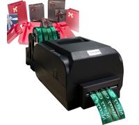 Machine de codage de ruban électrique, machine d'impression de ruban 4 Rowsatin, imprimante de ruban numérique 200 dpi, codeur de ruban automatique pour la date du produit, les chiffres, l'impression