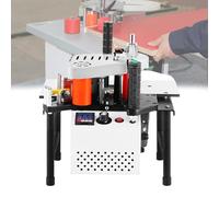 Machine de collage double face : outil de travail du bois efficace pour couper et bander les bords sans couture