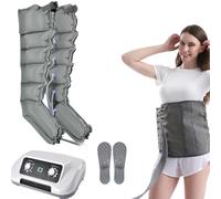 Machine de compression des jambes - Système de récupération électrique - Masseur de compression d'air pour les jambes - Masseurs de drainage lymphatique pour améliorer la circulation et détendre les