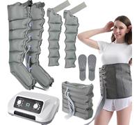 Machine de compression des jambes - Système de récupération électrique - Masseur de compression d'air pour les jambes - Masseurs de drainage lymphatique pour améliorer la circulation et détendre les