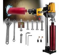 Machine de Corage en Diamant - Max Diam 6in Core Drill Rig 1600 RPM Béton de Support de béton, Protection Contre Les surcharges, Refroidissement Humide/Secteur à Double Usage, perforage/Machine de p