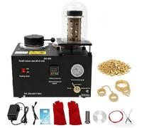 Machine de coulée sous vide pour la fonte des métaux, four de fusion d'or de 3 kg, 1 150 °C, contrôle numérique PID, équipement de moulage de bijoux avec creuset en graphite