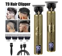 Machine de coupe de cheveux Portable T9 Vintage tondeuse à cheveux USB charge rapide rasoir barbier tondeuse à cheveux sans fil pour hommes Barbe X-OnlyAccess