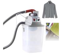 Machine de coupe de fil électrique automatique à tête unique 28 000 tr/min pour lignes de production de vêtements avec seau de rangement de 30 l