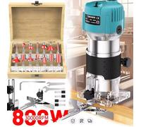 Machine de coupe électrique pliable, travail de calcul, fraisage, gravure, main, bord de bois, défonceuse, tondeuse, 800W, 30000RPM