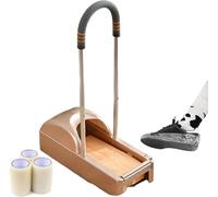 Machine de couvre-chaussures portable - Distributeur de film de chaussures avec 600 paires de couvre-chaussures pour la maison, l'usine et le laboratoire