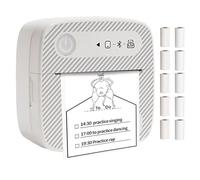 Machine de création d'autocollants sans encre, imprimante de poche pour autocollants,Étiqueteuse portable sans fil | Imprimante de téléphone à technologie d'impression thermique pour les bureaux à dom