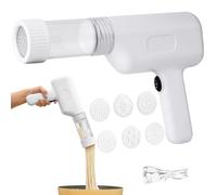 Machine de création de pâtes électriques 6 sur 1 1500mAh de Type C de Type C Cordon Noodle Portable Maker détachable détachable Docule Pasta Automatic Pasta Maker Homemmade Spaghetti Ramen (Blanc), M