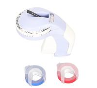 Machine de création d'étiquettes en relief, imprimante d'étiquettes manuelle, graveur d'étiquettes en relief portable 3D avec 2 rouleaux de ruban adhésif, 600 dpi de haute