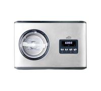 Lacor - 69306 - Machine à Crème Glacée Artic, Fonction Refroidissement, Avec 2 palettes de mélange, Simple à utiliser, Facile à nettoyer, Acier inoxydable, Récipient amovible, 1.5 litre, 150W