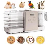 Machine de cuisine 7 en 1 pour animaux de compagnie avec 10 recettes prédéfinies - Repas sains faits maison pour chiens, chats et petits animaux