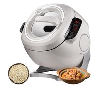Machine de cuisson automatique 5,45 litres, rotation à 360°, machine commerciale à sauté automatique pour cuire et mijoter, cuiseur à riz pour sauter et mijoter