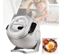 Machine De Cuisson Automatique 6L Avec Technologie Électromagnétique Et Contrôle De Vitesse, Wok Pour Cuisine Domestique