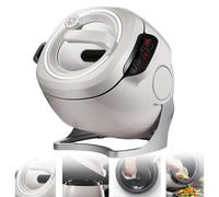 Machine de cuisson automatique - Machine de cuisson électrique commerciale avec puissance de feu réglable à 3 vitesses, marmite paresseuse pour cantine et restaurant