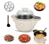 Machine de Cuisson Automatique - Wok 1400W Sauté, Capacité 3.5L, Rotation 360°, Chauffage 3D, Antiadhésif, Écran Tactile HD - Idéal pour une Cuisson Facile et du Riz Frit