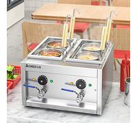 Machine de cuisson de nouilles commerciales 4 trous pour macaronis et raviolis, idéal pour les restaurants et les hôtels, équipement de cuisson efficace