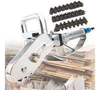 Machine de décapage de Papier Industriel à 18 Dents pour déchets pneumatiques de Carton, avec poignée auxiliaire en métal, Dispositif de décharge Portable 2500 r/Min, 8mm