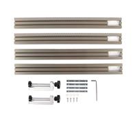 Machine de découpage Rail de guidage en alliage d'aluminium support auxiliaire réglable fraisage gravure pour le travail du bois