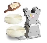 Machine de découpe automatique de nouilles, trancheuse de nouilles électrique avec épaisseur réglable, double plaque de pâte, 3-4 bols par minute, coupe-nouilles multifonction