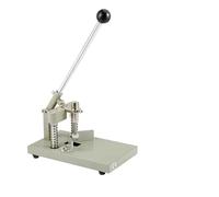 Machine de découpe d'angles arrondis manuelle for albums photo, cartes en PVC, robuste, avec support papier R6/R10 Large gamme d'applications(Silver no blade)