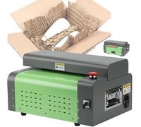 Machine de découpe de Bandes de Carton recyclé, perforatrice, Machine à fabriquer du Papier d'emballage alvéolaire, Solution écologique et compacte for Un Emballage et Une Gestion efficaces(425mm)