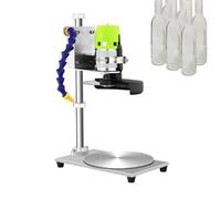 Machine de découpe de bouteille de vin, coupe porcelaine, vitesse de sortie : 2000-6000r/min, vitesse du moteur : 6000r/min, 7 vitesses de réglage, utilisée pour la fabrication de pots de fleurs