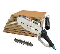 Machine de découpe de carton, outil de coupe pneumatique, décapant les déchets de carton 2500 tr/min, élimination efficace des déchets pour boîtes en carton et carton