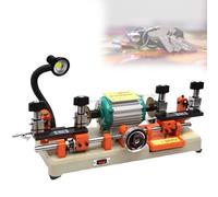 Machine de découpe de clé horizontale 120 W, machine de copie de ouble tête, outil de copie de e roue manuelle, pour la gestion et la sauvegarde des clés