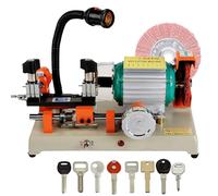 Machine de découpe de clés, duplicateur horizontal pour moto, voiture électrique et serrures de porte, outil de coupe dupliqué facile à utiliser avec brosse, idéal pour un usage domestique et