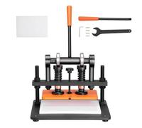 Machine De Découpe De Cuir-Duoku- 10,2 X 4,7 Pouces- Course De Pression 0,47 Pouce- Arbres De Guidage Doubles Durables