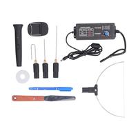 Machine de Découpe de Mousse Électrique 4 en 1 avec Contrôle de Tension, Kit de Coupe de Panneau de Mousse à Fil Chaud, Ensemble de Coupe-Polystyrène 27W, AC 100 à 240V