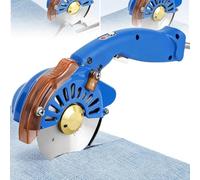 Machine De Découpe De Tissu Rotative, Découpeuse Rotative électrique sans Fil (100/110/125mm), avec 5 Vitesses Réglables, Hauteur De Coupe : 27/32/40mm, pour Tissu, Coton, 110mm