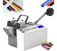 Machine de découpe de tube thermorétractable, coupeur électrique 300 W pour câble et tuyau avec largeur de coupe de 1 mm-200 mm, épaisseur de coupe de 0,1 à 12 mm