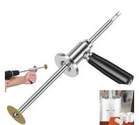 Machine de découpe de tubes intérieurs en PVC avec meulage au diamant Machine de découpe de tubes intérieurs en PVC avec meule diamantée et poignée, outil de découpe en PVC en acier inoxydable avec éc