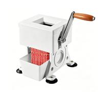 Machine de découpe de viande à manivelle, hachoir à viande manuel, attendrisseur de viande commercial, épaisseur de tranche de 1,5 à 10 mm en option, lame en acier inoxydable(2.5mm)