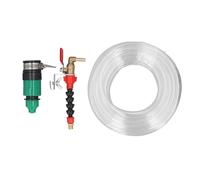 Machine de découpe Dépoussiéreur Pulvérisateur d'eau Tuyau de 5 m Meuleuse d'angle Buse de coupe Système de brumisation Buse en plastique flexible Support en acier inoxydable