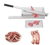 Machine de découpe d'os de côtes en acier inoxydable,trancheuse à viande manuelle de 16 pouces,for couper les pieds de porc,les os de barre,les côtes de bœuf,les côtelettes d'agneau,les côtes de porc